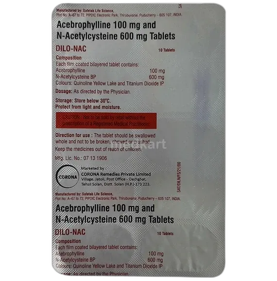 dilo nac tablet 10's